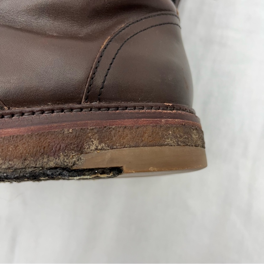 COACH Harvey Boot Mens 11 B MSRP $495 Brown Leather Slip on - Picture 2 of 13